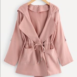 Light pink spring coat